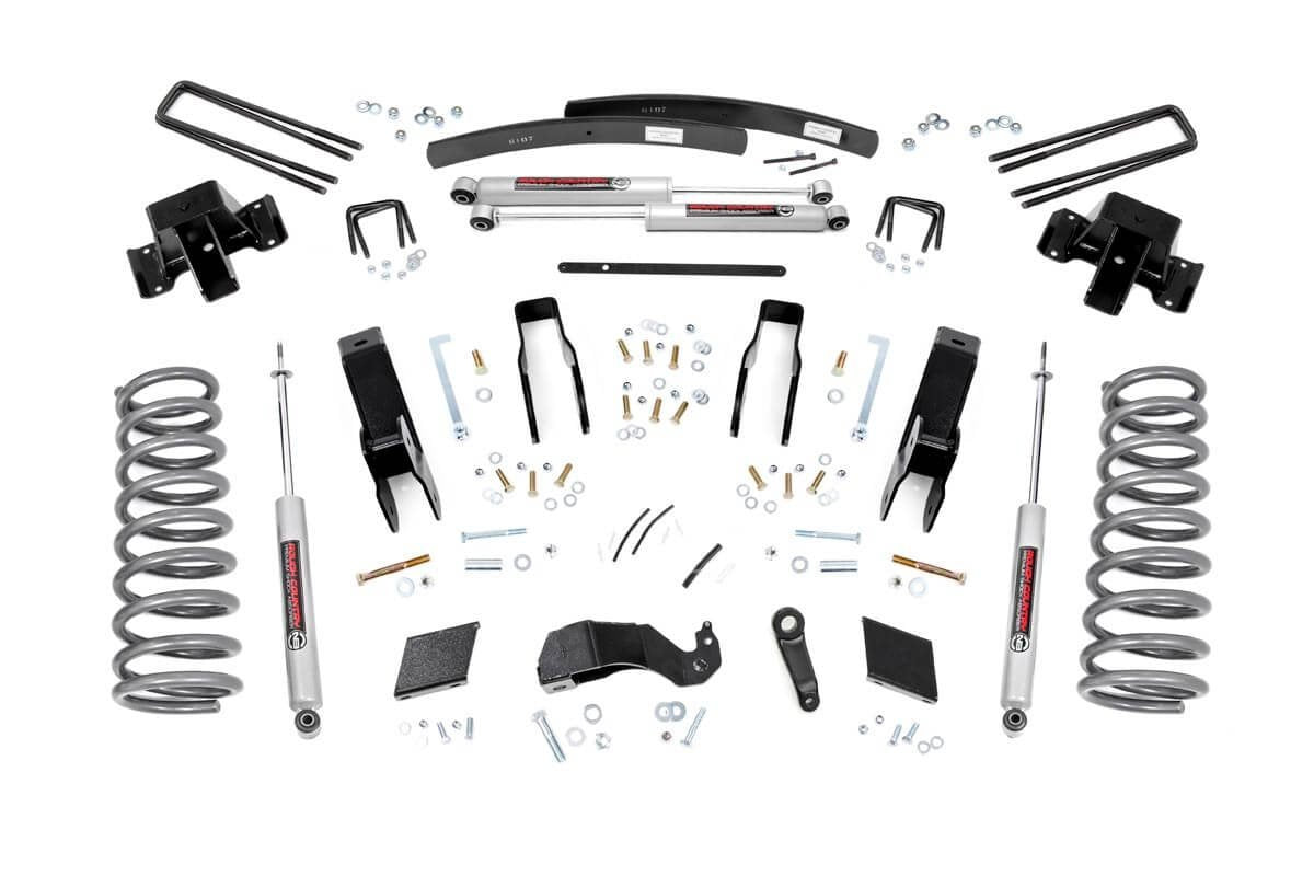 5" Rough Country Suspension Lift Kit for 2000-2002 Ram 2500 4WD | Diesel - 35330