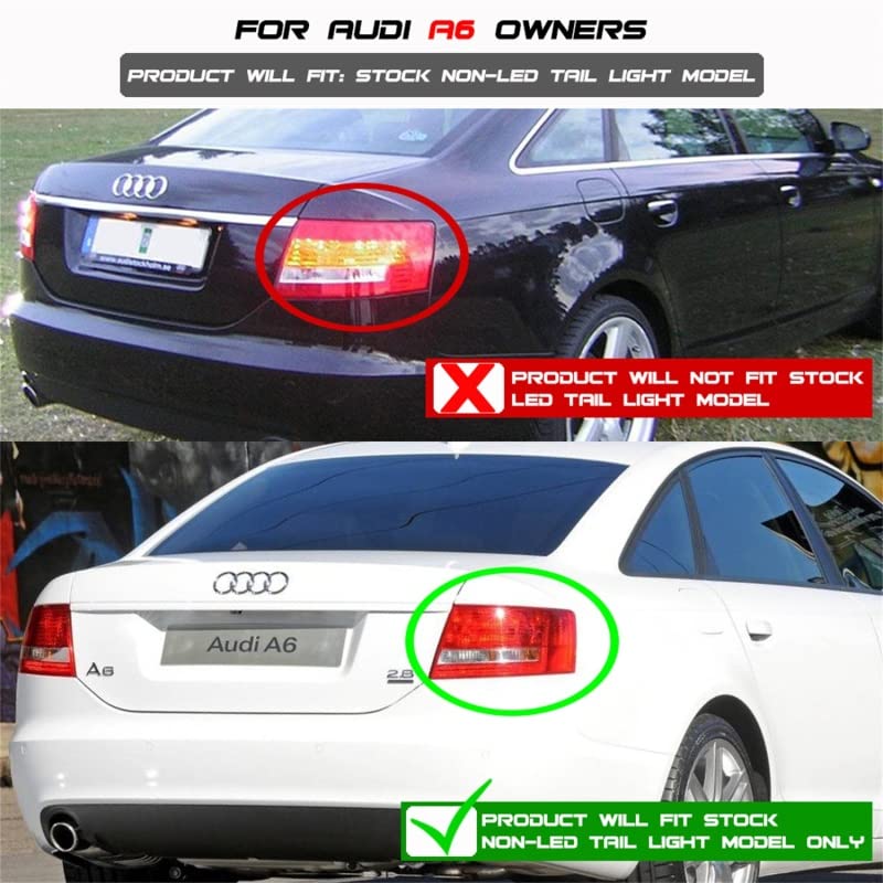 Auto Spyder 5079602 LED Tail Lights Black/Clear