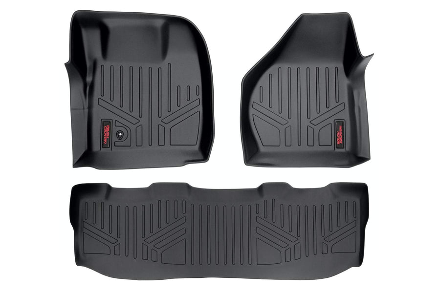 Floor Mats Rough Country for 2008-2010 Ford Super Duty | Crew Cab - M-52102