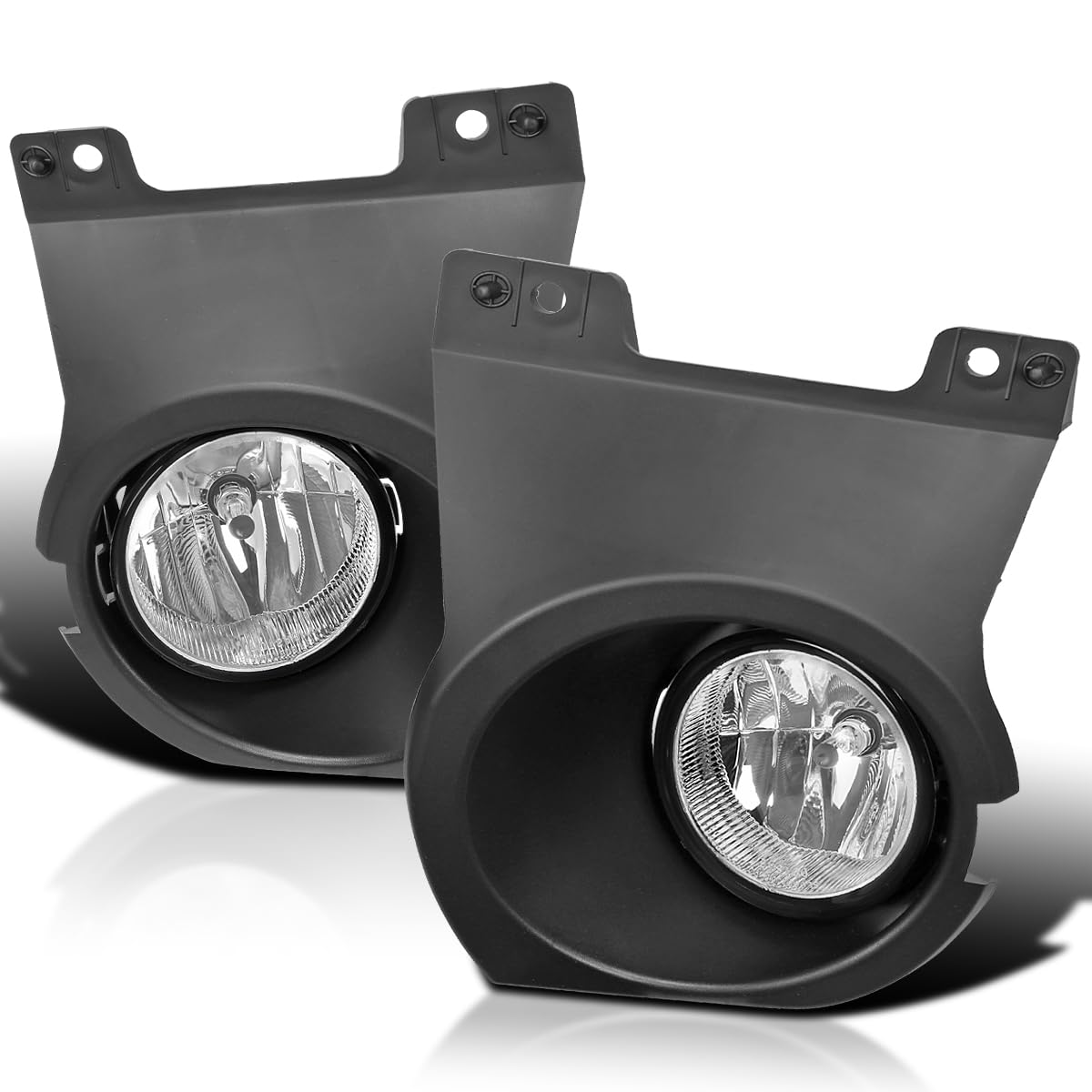 Bumper Fog Lights Spec-D Tuning + Bulbs + Switch Compatible with 2011-2014 Ford F150 L+R Pair Assembly