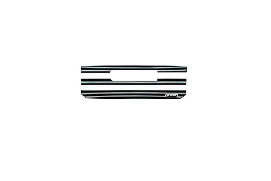 2016-2018 Sierra 1500 SLT T-Rex Grilles Billet Grille, Polished, 3 Pc, Overlay - PN #21215