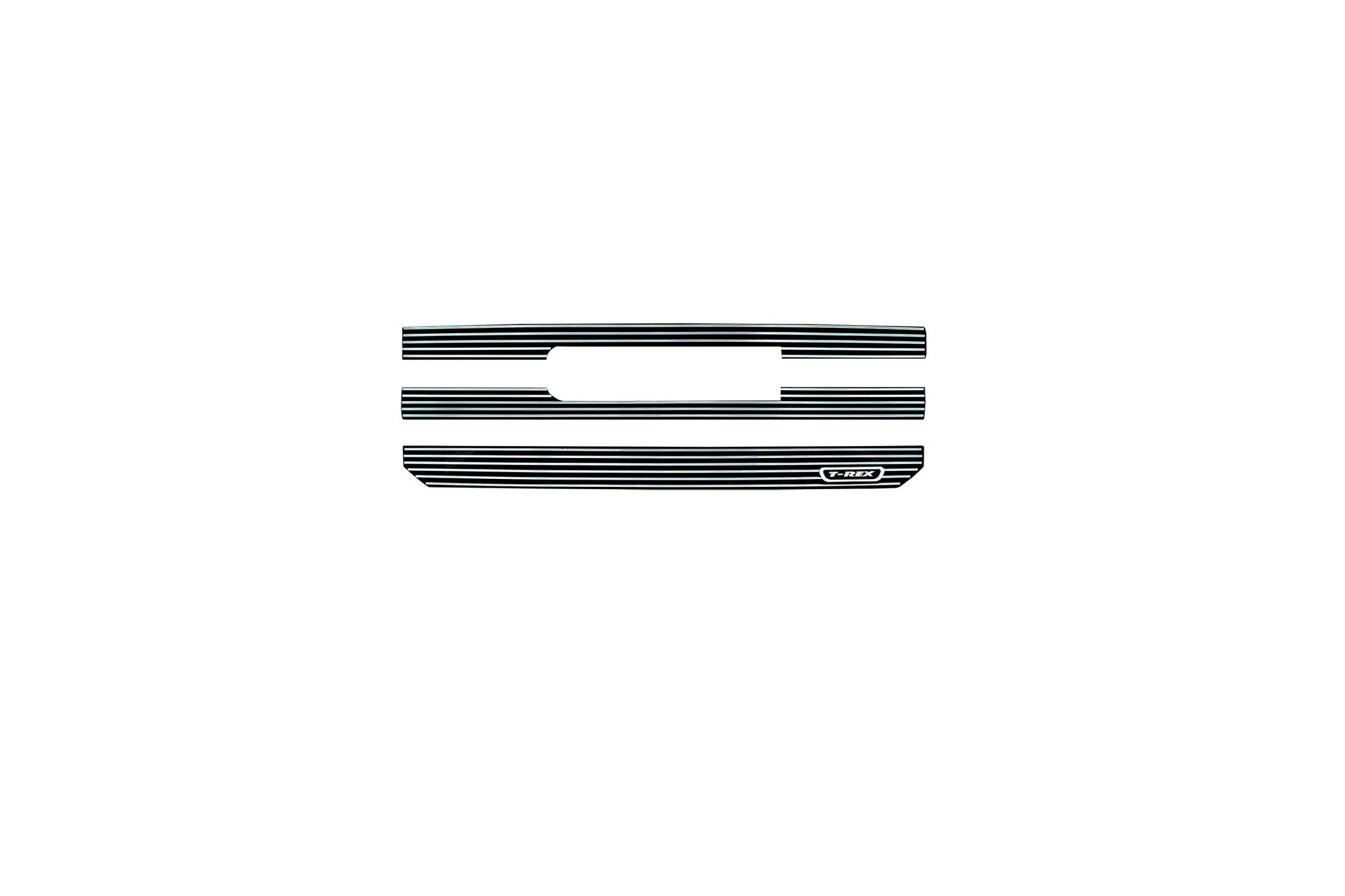 2016-2018 Sierra 1500 SLT T-Rex Grilles Billet Grille, Polished, 3 Pc, Overlay - PN #21215