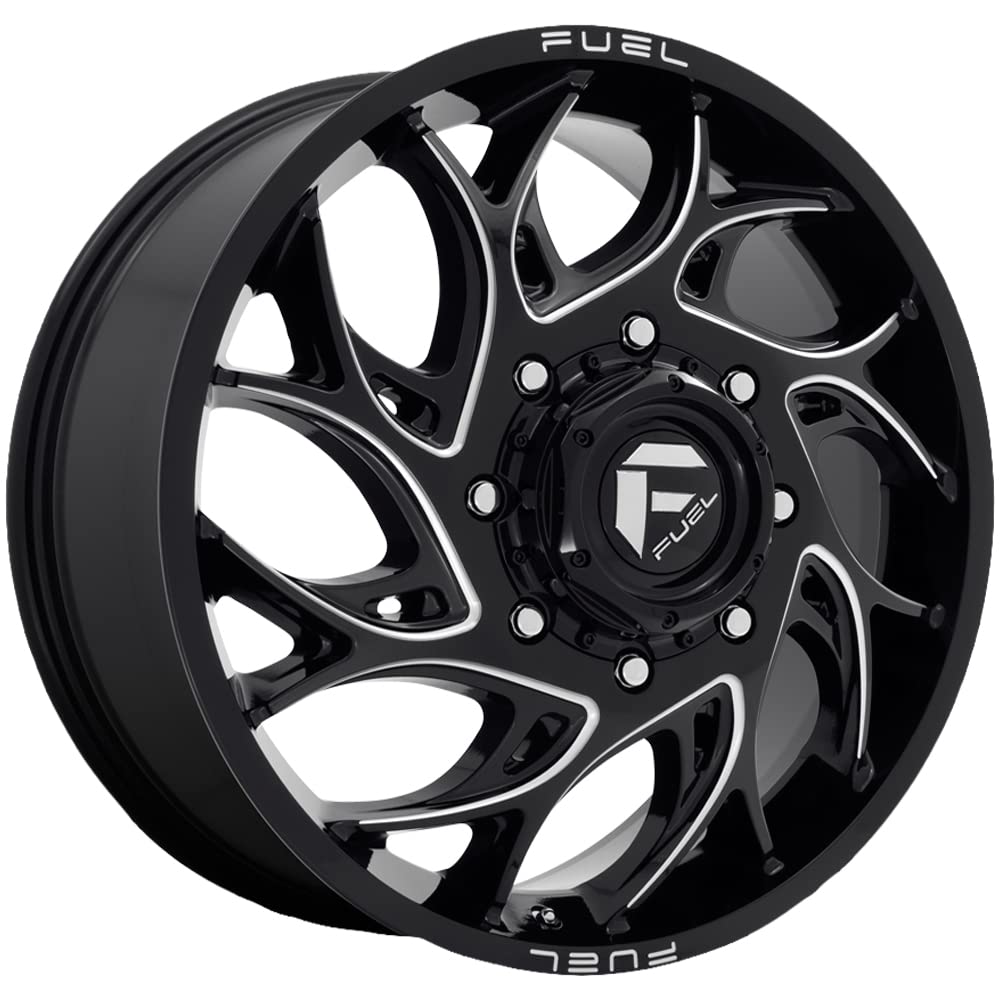 RUNNER D741 22x8.25, Bolt Pattern: 8x6.5/, Offset: 105, GLOSS BLACK MILLED, set of 1