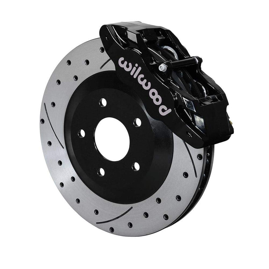 Front Brake Kit Wilwood 97-13 Corvette Drilled Rotors