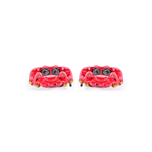 Power Stop S2712 Front Pair of High-Temp Red Powder Coated Calipers for Toyota Sequoia 2001-2007, Toyota Tundra 2000-2006 [Model Specific]