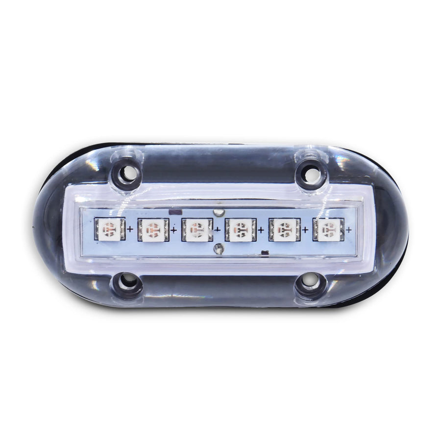 T-H Marine Boat Underwater Lights - High-Intensity Surface Mount Waterproof Lighting - Use Above or Below Water - Multi-Purpose Use and Low Power Draw - Green