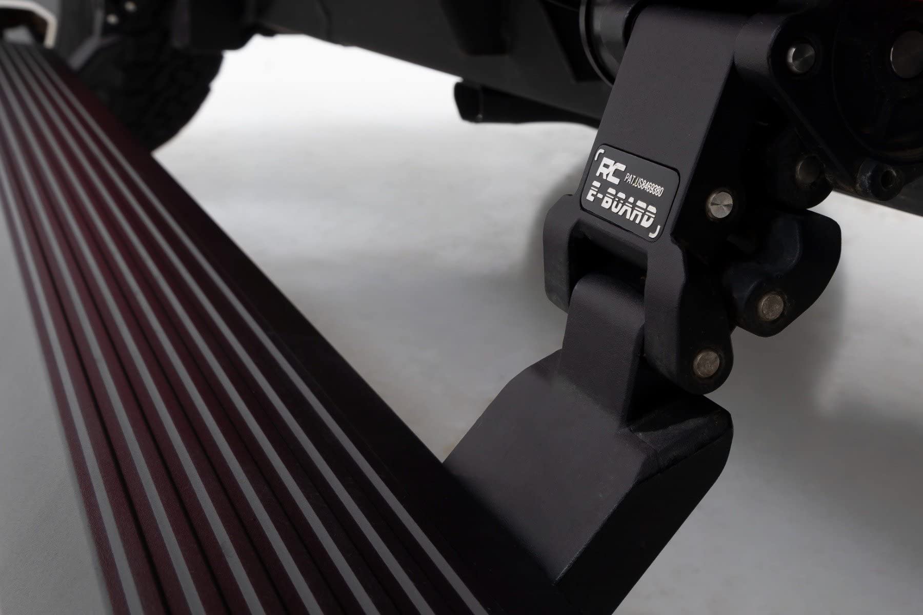 Rough Country Power Running Boards for Jeep Wrangler JL 4-Door (2018-2024) - Electric Dual-Motor Retractable Side Steps with LED Powerstep Lights