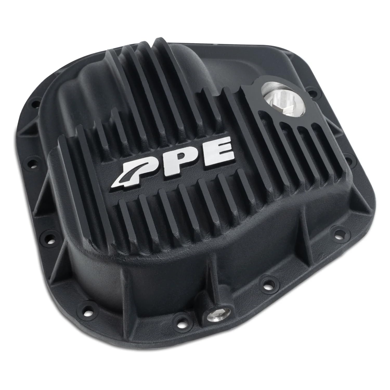Heavy Duty PPE Rear Differential Cover 338051220 (Black) Compatible with 1997+ Ford F-150 or 1997-2001 Expedition or Navigator or 2015-2020 Transit