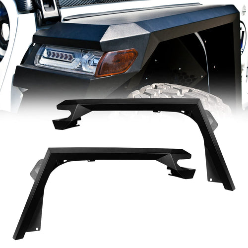 NIXON Front Fender Flares OFFROAD Compatible for Jeep Wrangler JL 2018 2019 2020 2021 2022 2023 2024 2025