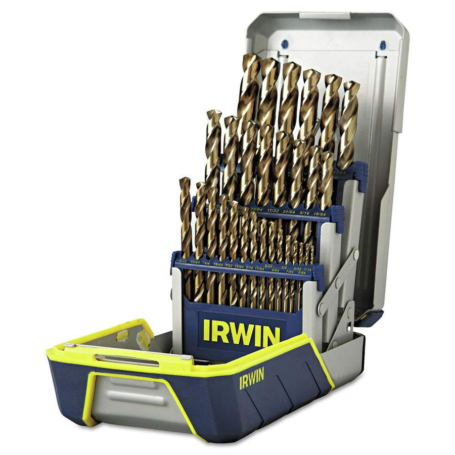 IRWIN M35 Cobalt Alloy Steel Drill Bit Set, 29-Piece (3018002)