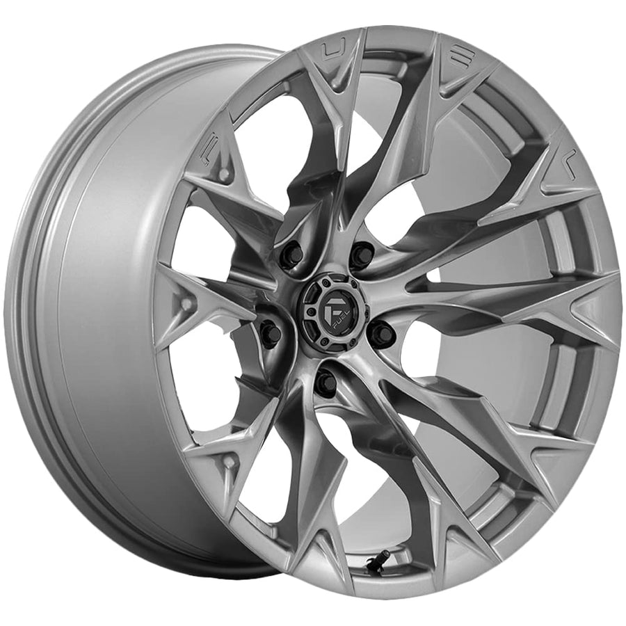 20x10 Fuel D806 Flame Rim 5x5" -18mm Platinum Wheel Inch D80620007547
