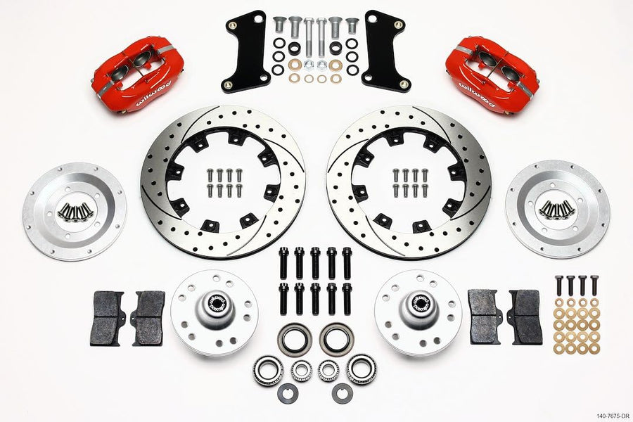12.19" FDLI Front Kit, Drilled, Red
