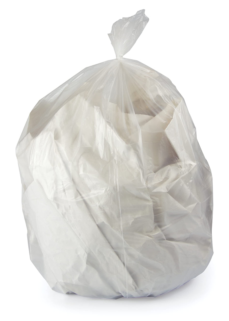 33 GAL LINER CLEAR 33X40 500CT HDPE ROLL 11MIC