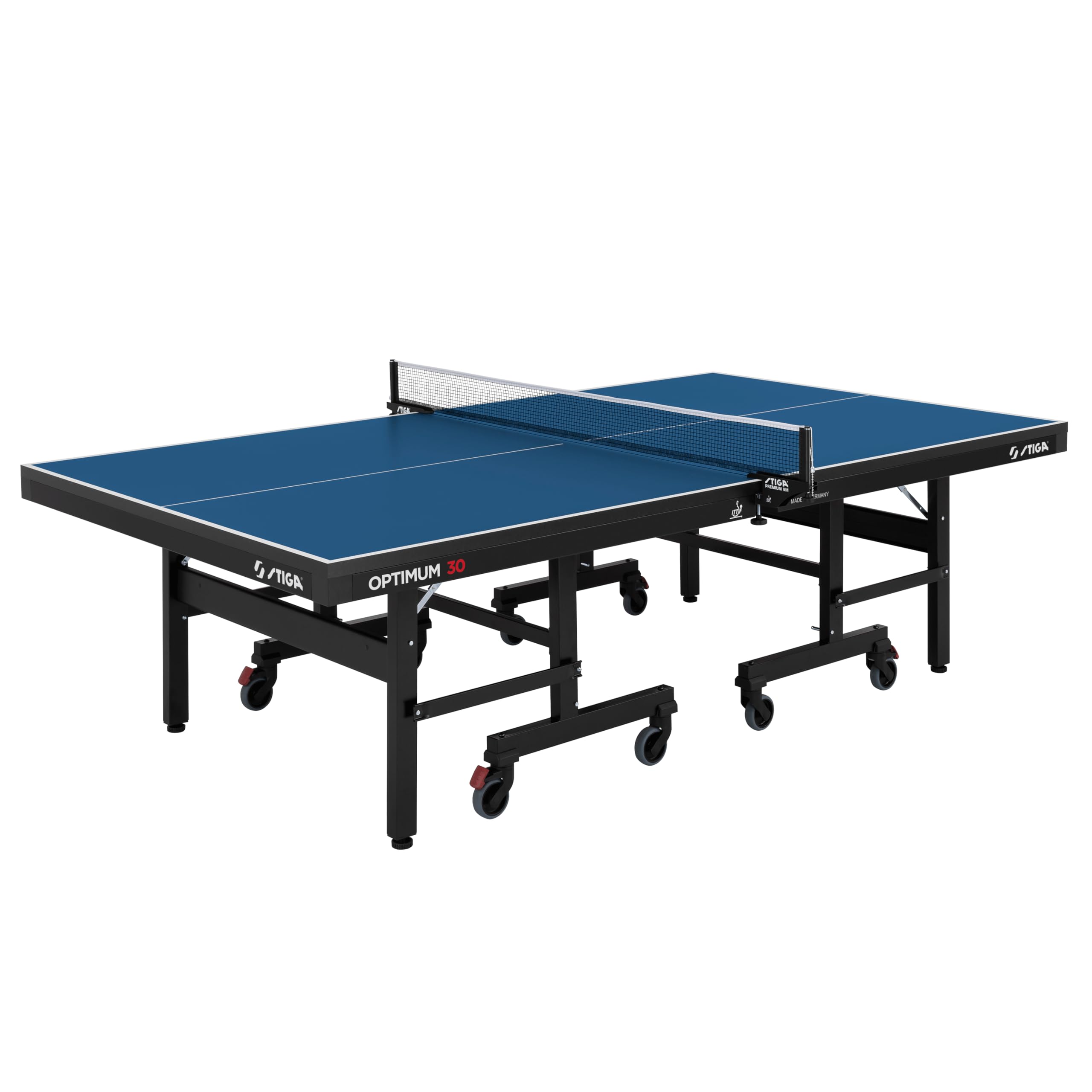 30 Table Tennis Table Optimum - Tournament-Approved, 30mm Thick Top, and Unmatched Stability