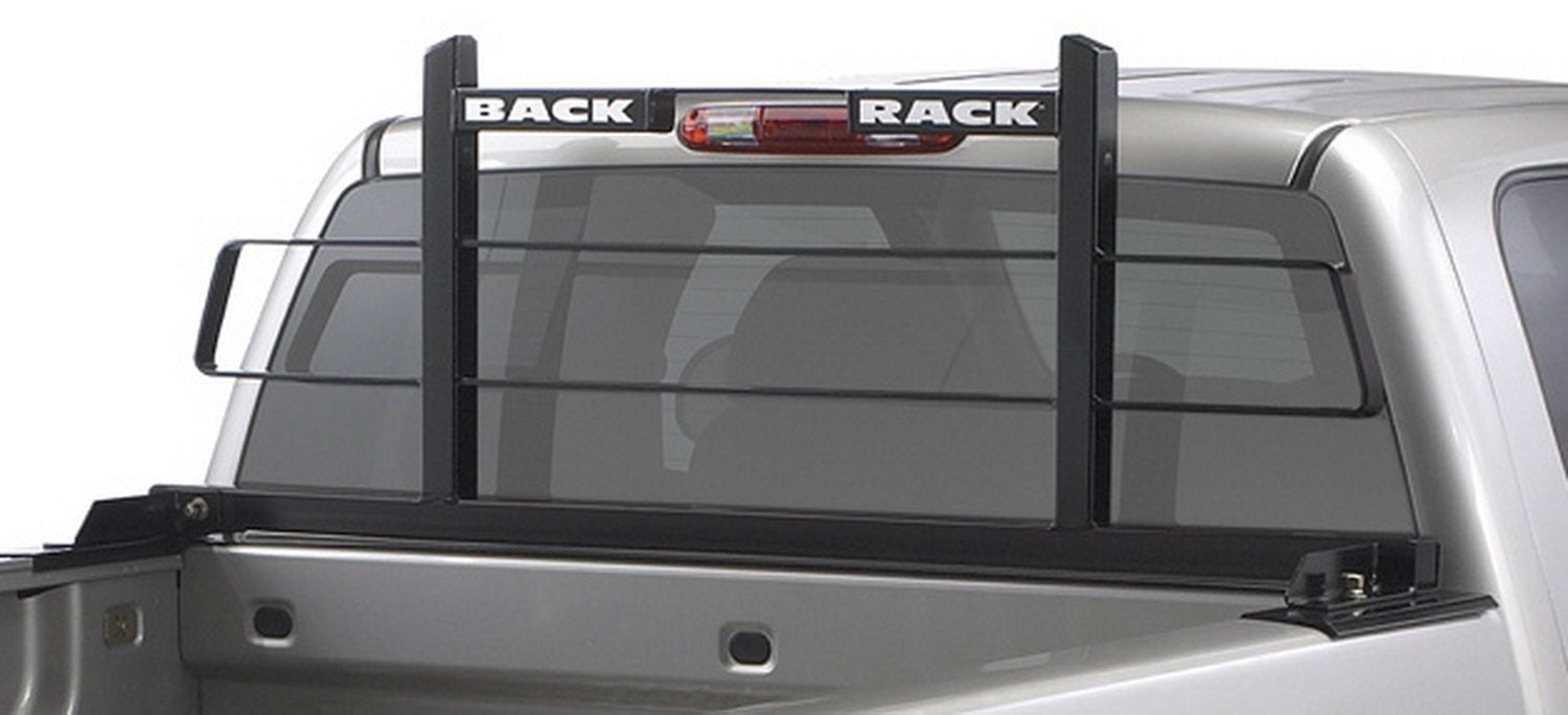 BACKRACK RealTruck Side Rails to use w/ 21" Toolbox | Black, No Drill | 55523TB | Fits 2015-2025 Ford F-150 w/ 5.5' Bed Aluminum Body