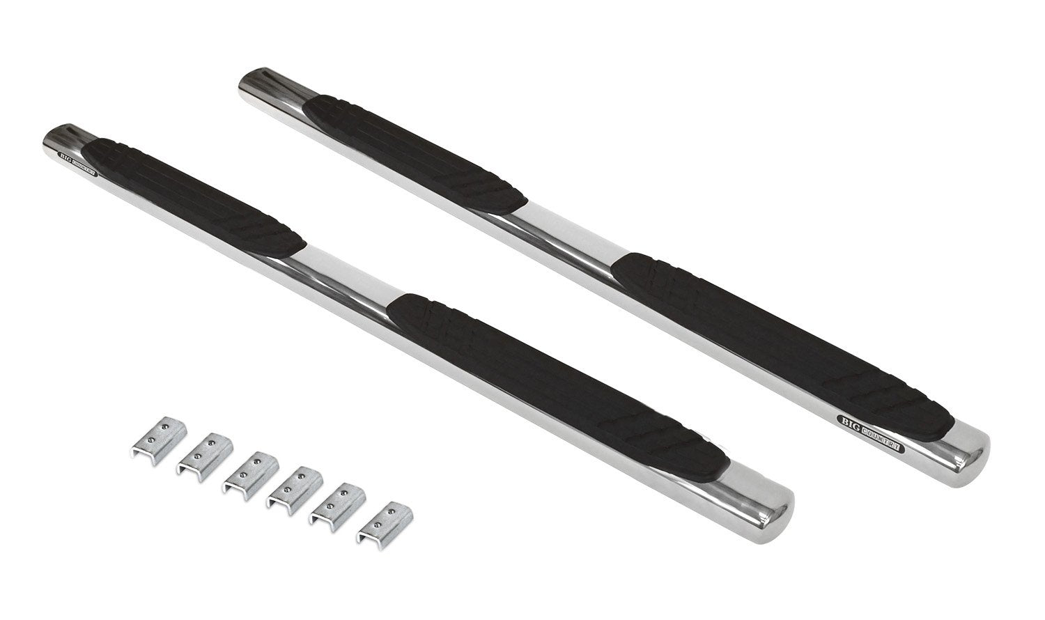 Go Rhino 4" Sidesteps & Brackets OE Xtreme | Stainless Steel, Polished | 684409980PS | Fits 2009-2010 Ram & Dodge Ram 1500 Quad Cab Pickup