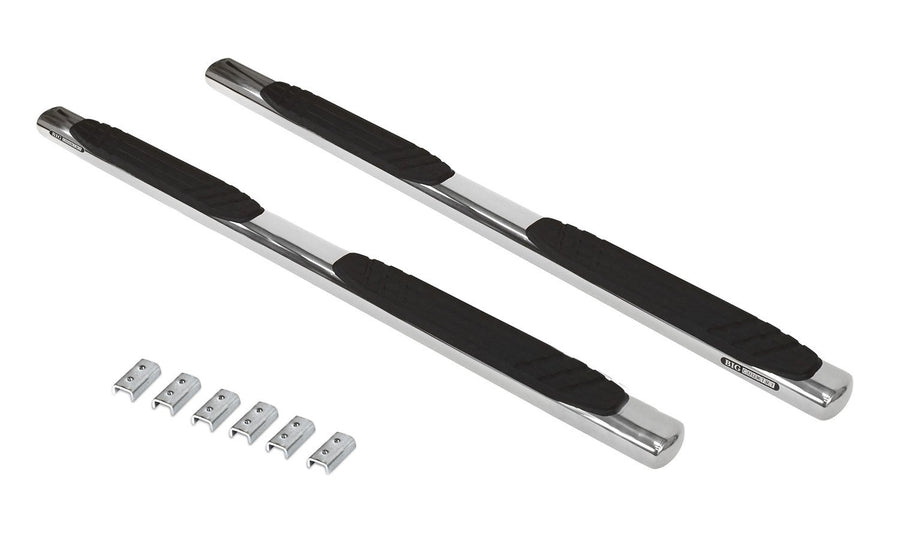 Go Rhino 4" Sidesteps & Brackets OE Xtreme | Stainless Steel, Polished | 684409980PS | Fits 2009-2010 Ram & Dodge Ram 1500 Quad Cab Pickup