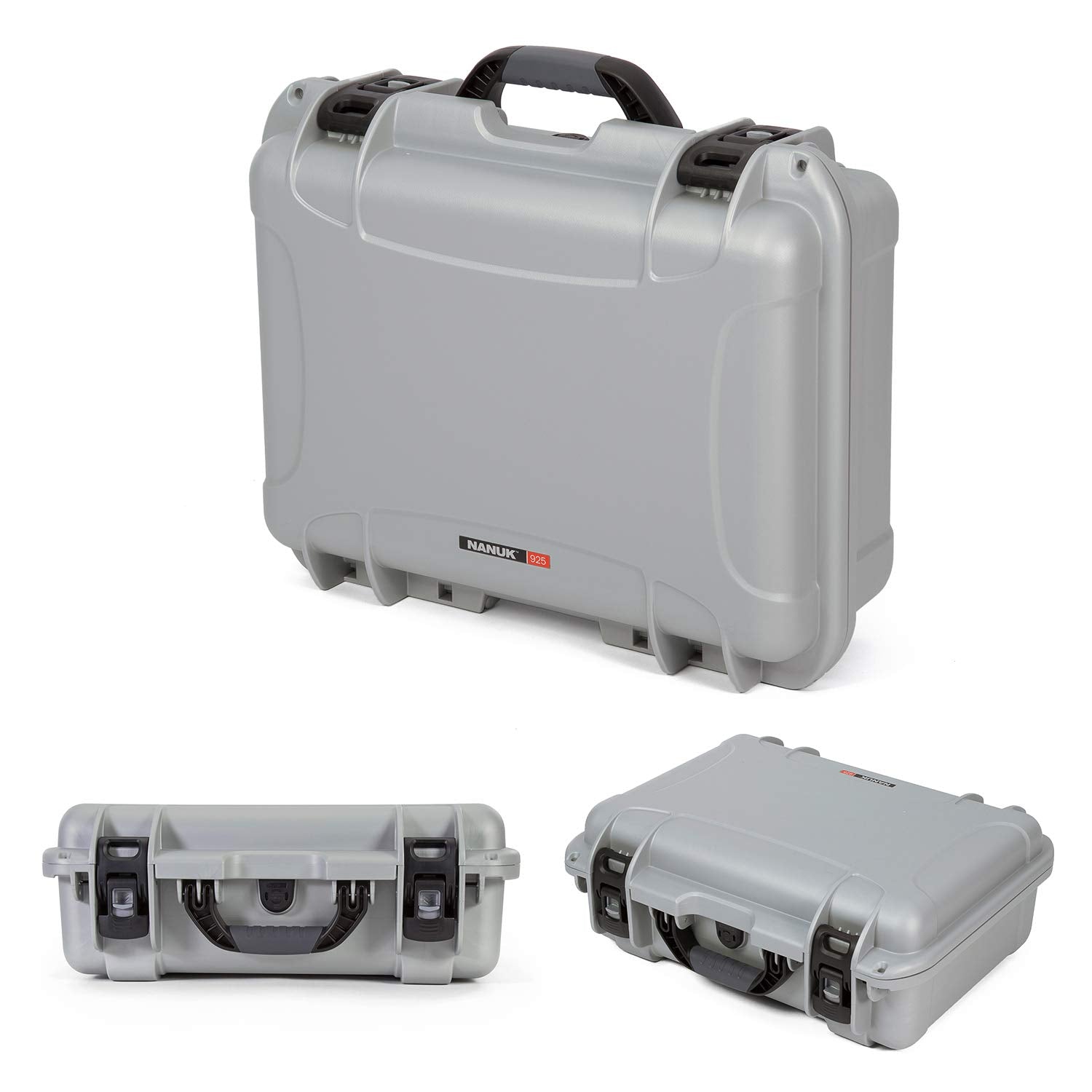 Nanuk Waterproof Hard Case 925 with Foam Insert for DJI Mavic Air 2 + Smart Controller - Silver (925-MAVIA25)