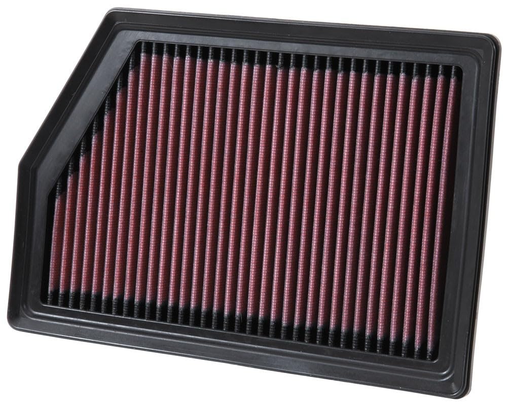 K&N Original High-Flow Lifetime Engine Air Filter: Increase Power: Premium, Washable: Compatible with 2014-2020 Jeep: Cherokee, 33-5009