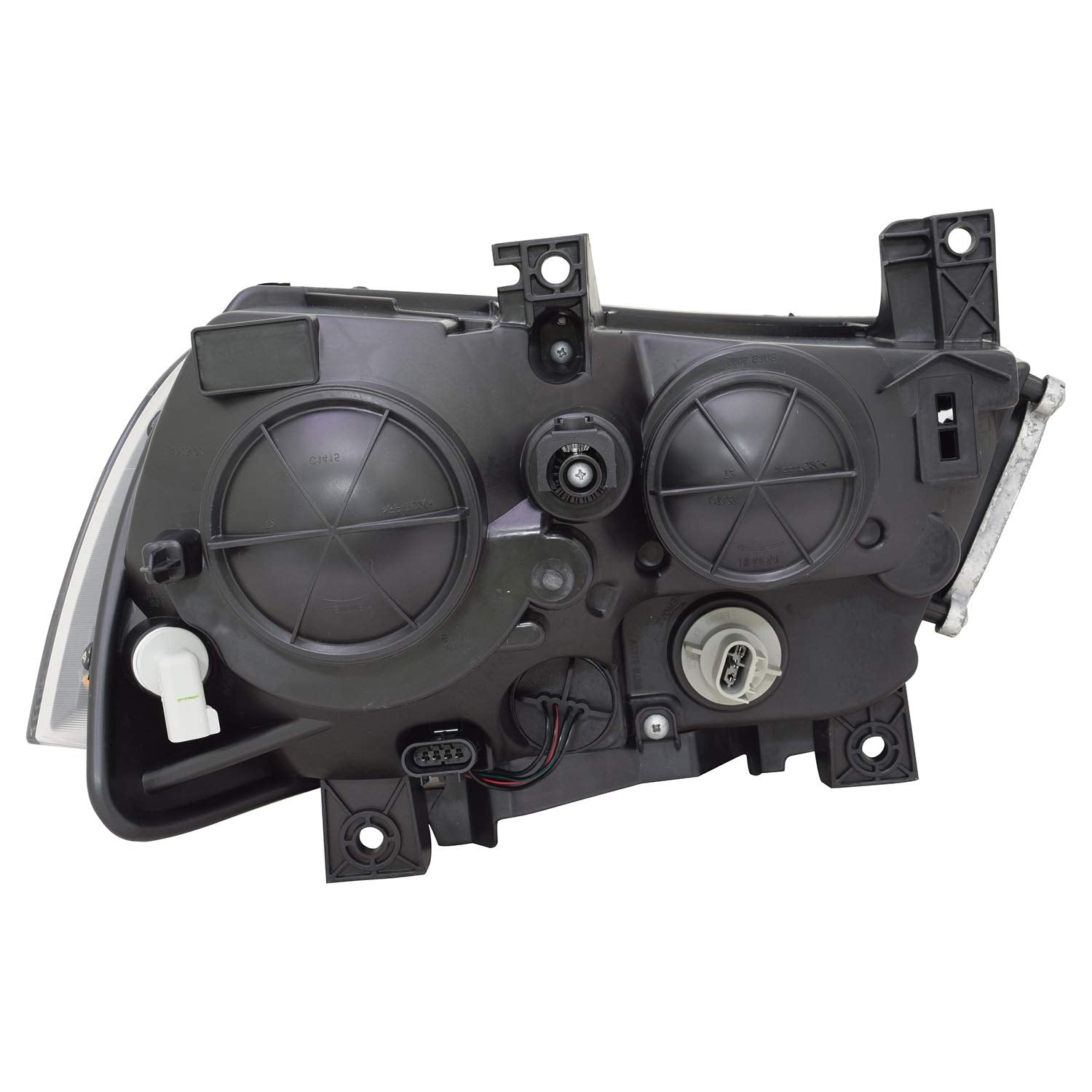 Left TYC Headlight Assembly Compatible with 2011-2014 Dodge Charger