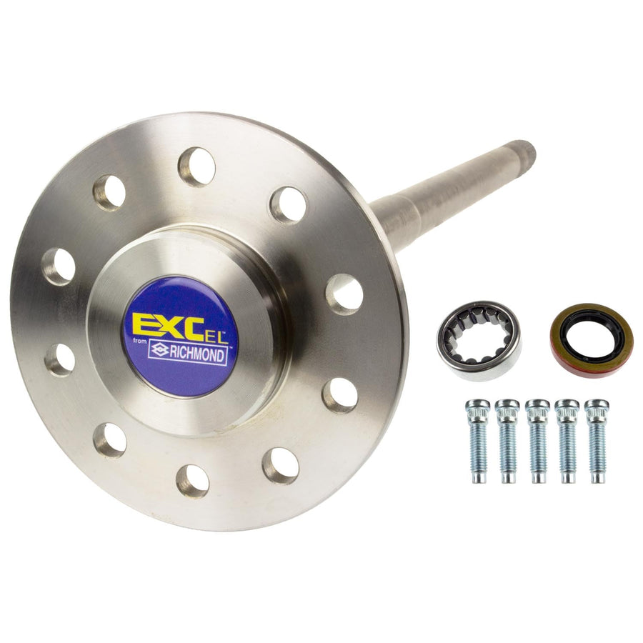 Axle Shaft Assembly EXCel For Ford 8.8" (10 Bolt); 2.53" Bearing OD; 1.62" Bearing Id; 31.75" Overall Length; 5 X 135mm Lug Pattern; 31 Spline; 12mm Studs; Includes Bearing, Seal And Studs