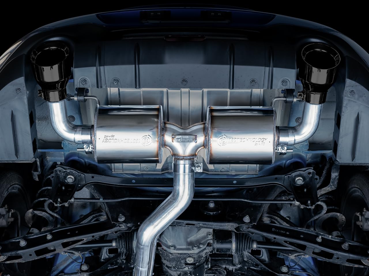 Toyota GR86/ Toyota 86 Subaru BRZ Touring Edition Cat-Back Exhaust- Diamond Black Tips