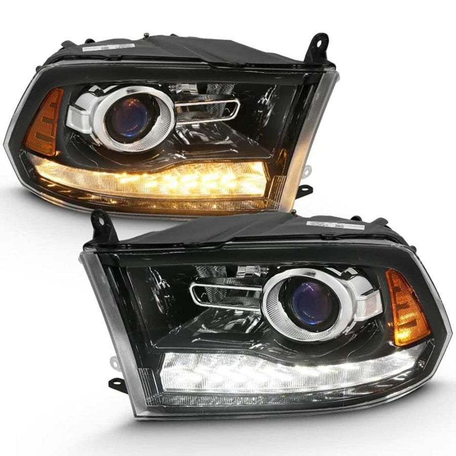 Projector Headlamps ANZO USA 111439 Fits Dodge Ram 1500