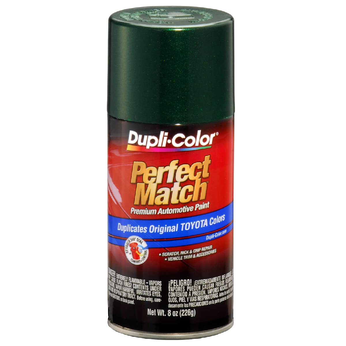 Toyota Dark Green Mica Dupli-Color EBTY16037 Perfect Match Automotive Spray Paint – 8 oz. Aerosol Can, 6M2