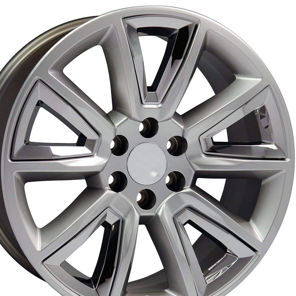 CV73 OE Wheels 20" Replica Wheel CV73 Fits Chevrolet Tahoe Rim 20x8.5 Hyper Wheel
