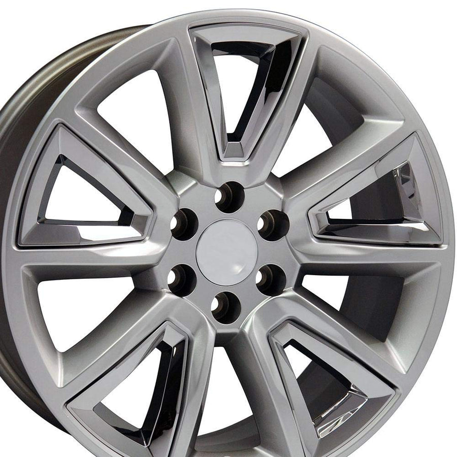 CV73 OE Wheels 20" Replica Wheel CV73 Fits Chevrolet Tahoe Rim 20x8.5 Hyper Wheel