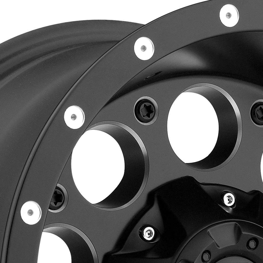 D525 Fuel Offroad REVOLVER Black Wheel with Matte Milled Accents and tpms (20 x 10. inches /8 x 165 mm, -12 mm Offset)