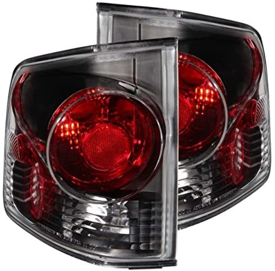 Chrome Euro Tail Light Set-Smoke Lens ANZO USA 211165