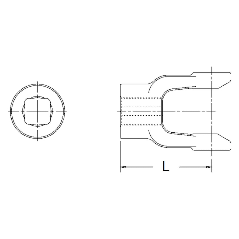 22-1190 Neapco Power Take Off End Yoke