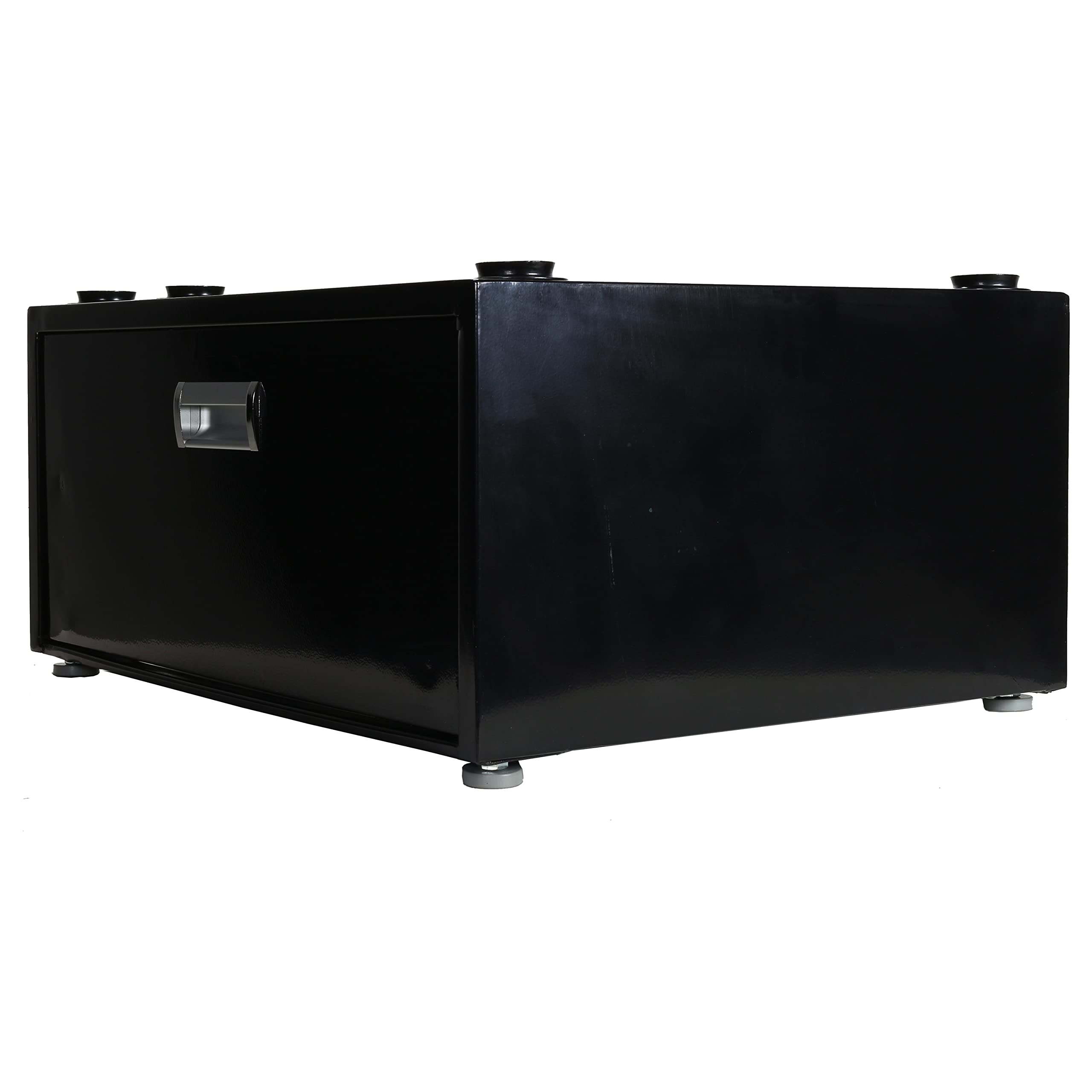 Laundry Equator Pedestal with Drawer (Black)