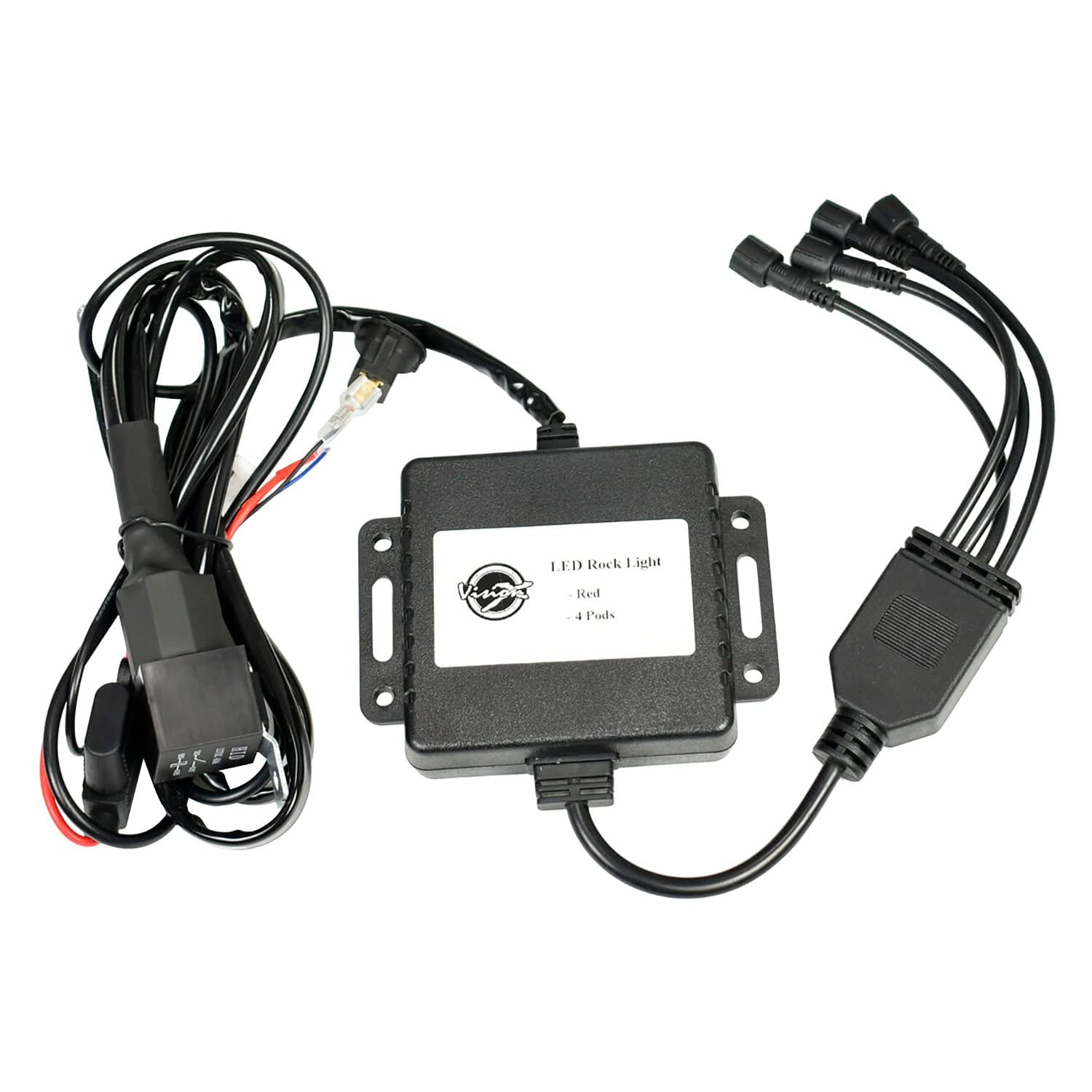 Vision X HIL-RL6A Lighting 9 Watt LED Rock Light Pod Kit 6, Amber