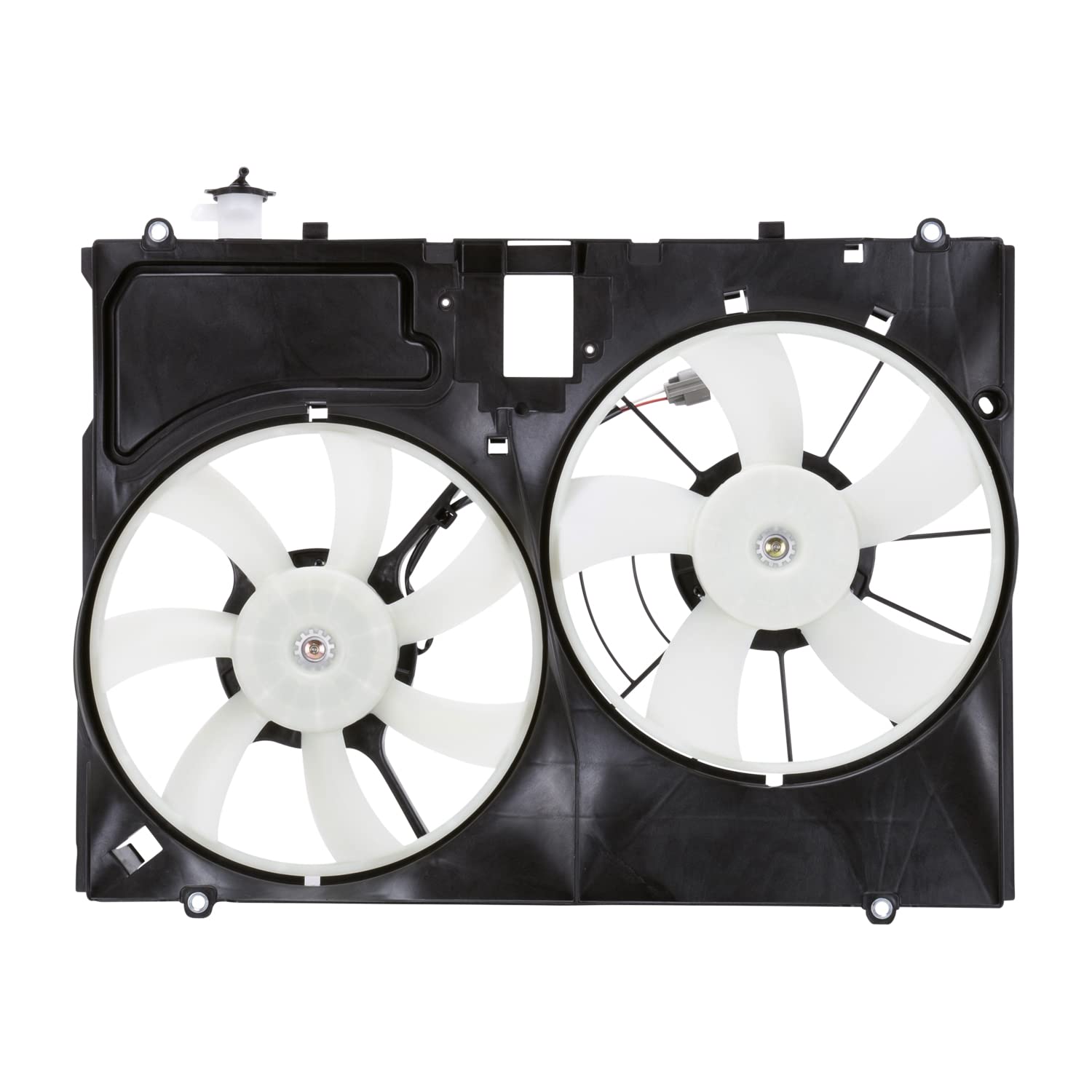 Cooling Fan Assembly TYC 622190 Compatible with 2007-2009 Lexus RX350, Black