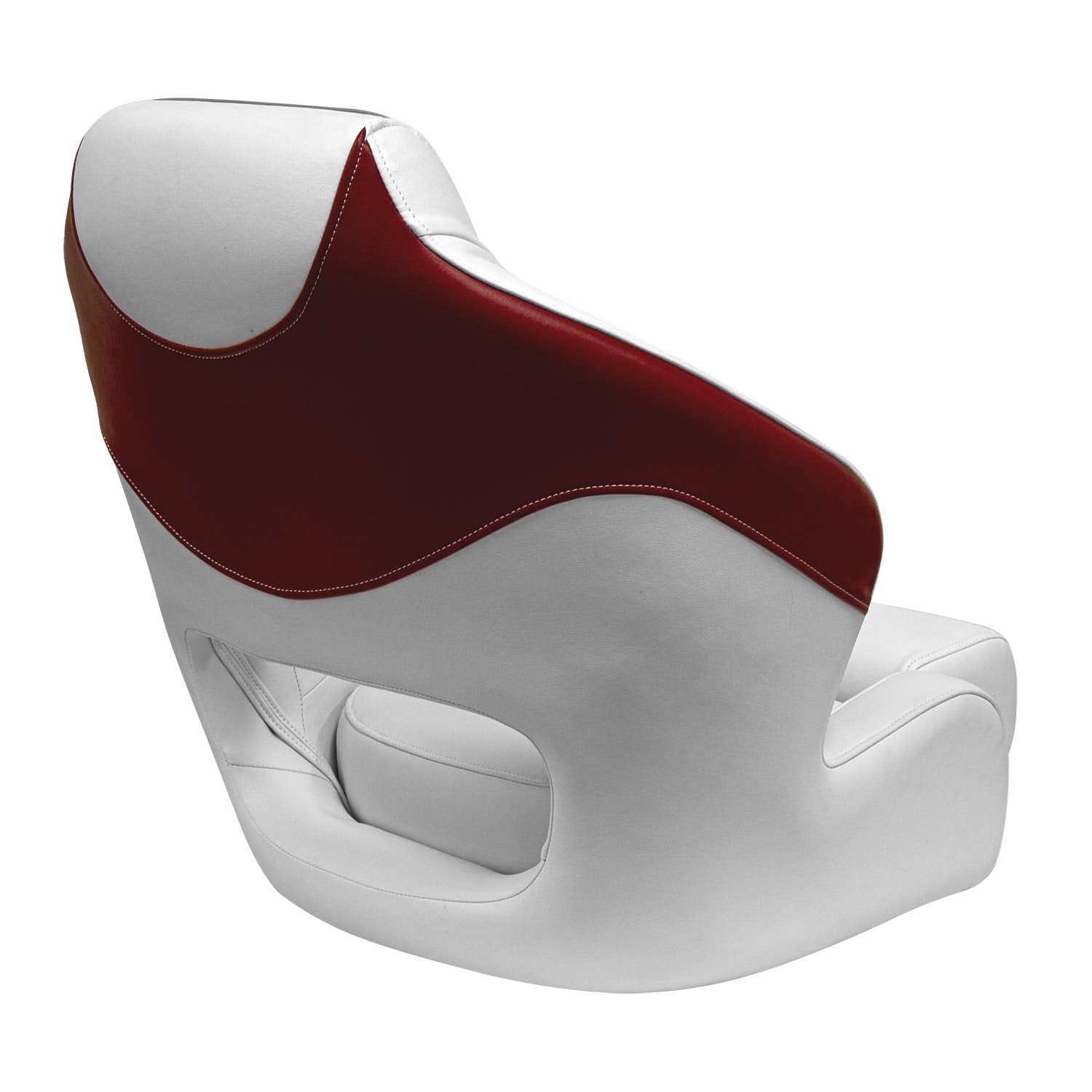 Wise BAJA XL 3338-1774 Bucket Seat with Flip Up Bolster, Brite White/Marble Grey/Dark Red