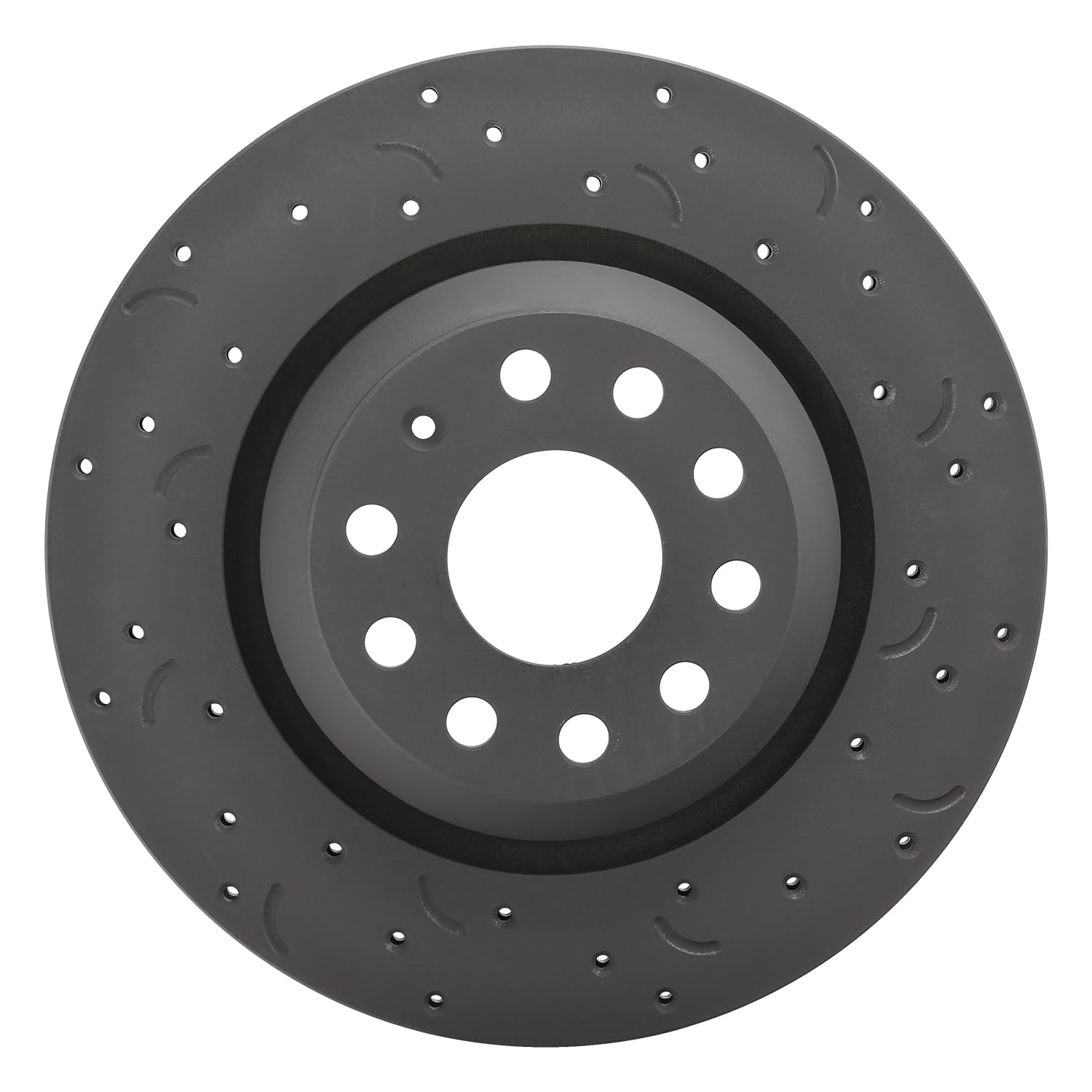 Talon Cross-Drilled and Slotted Vented Rotor, Hawk Performance Brakes, 12.2 in. Diameter, 1.91 in. Height