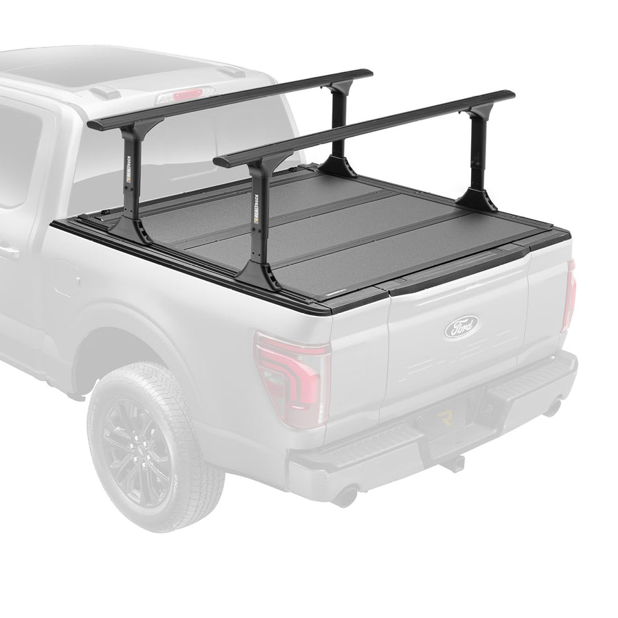 BAK MX4 TS Hard Folding Truck Bed Tonneau Cover | RealTruck 449329TS | Fits 2015-2020 Ford F-150 5' 7" Bed (68.4")