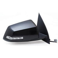 62127G Fit System Passenger Side Mirror for Chevy Traverse, GMC Acadia, Saturn Outlook, 2nd Design, Textured Black & PTM, w/Turn Signal, Foldaway, Heated Power