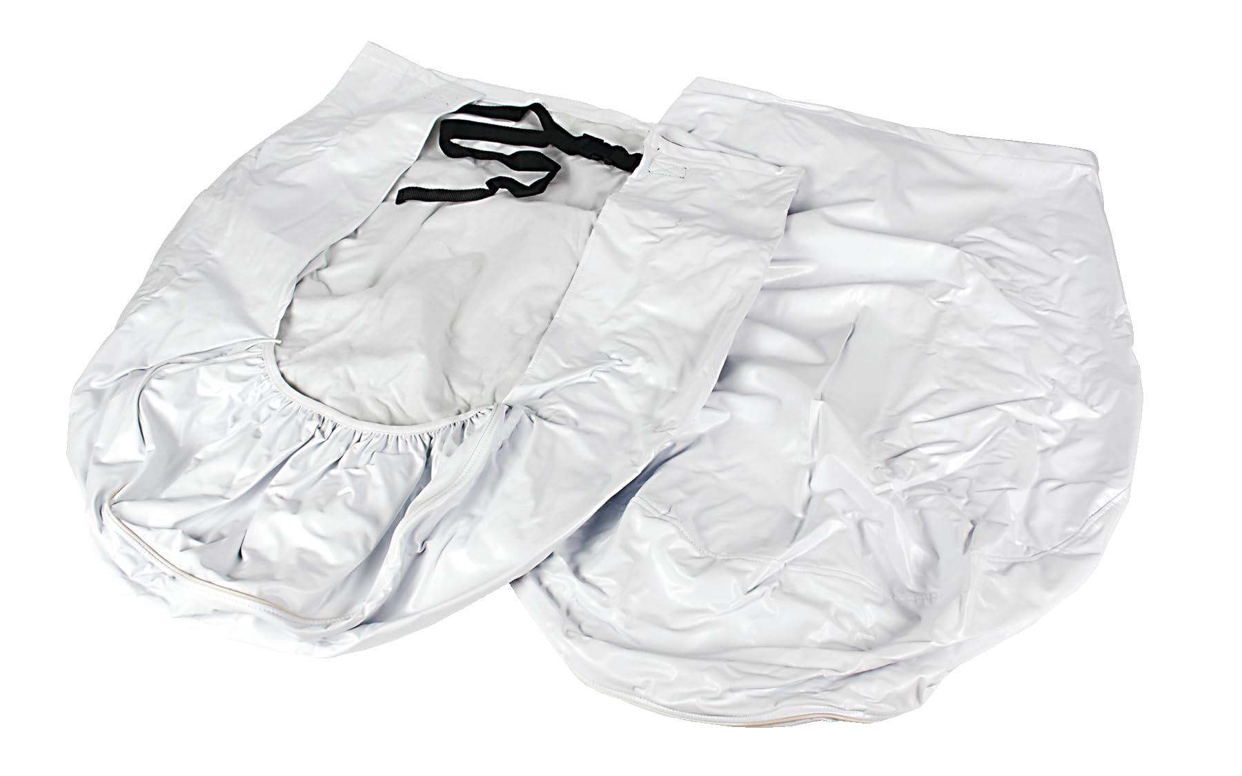 RV Wheel & Tire Protector Camco 45322, 1 Pair (27 inches-29 inches, White)