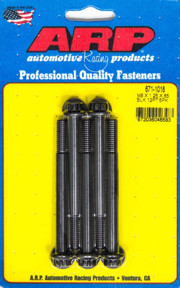ARP 671-1018 Bolt Kit (5) 12pt. 8mm x 1.25 x 85mm