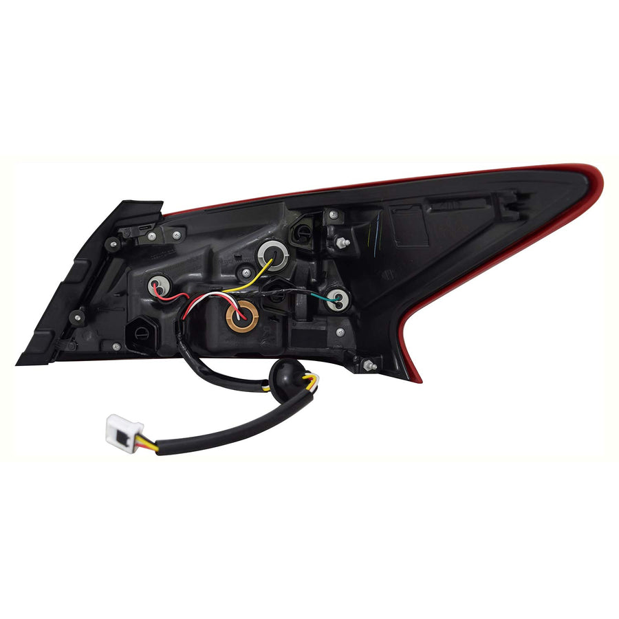 Left TYC Tail Light Assembly Compatible with 2018-2018 Nissan Altima
