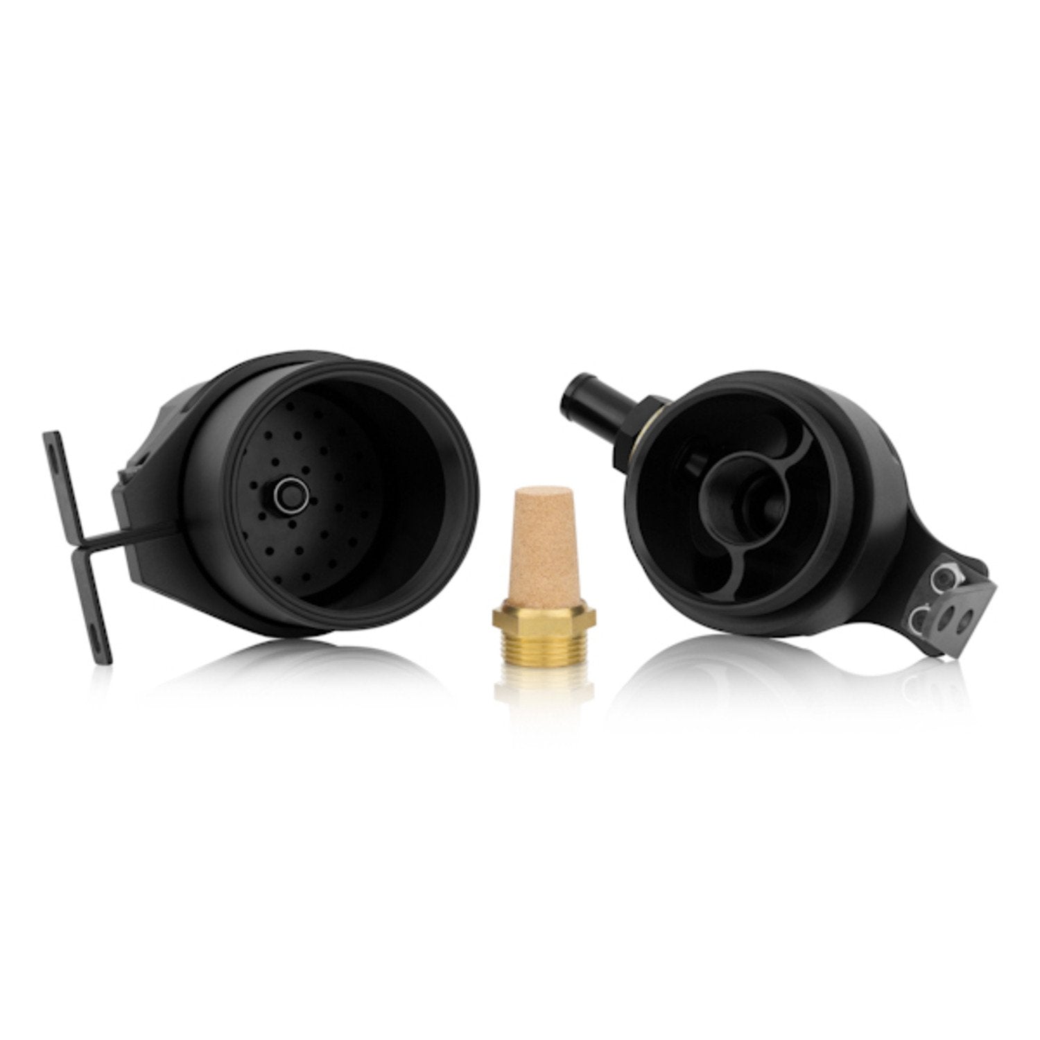 Baffled Oil Catch Can Mishimoto, Black