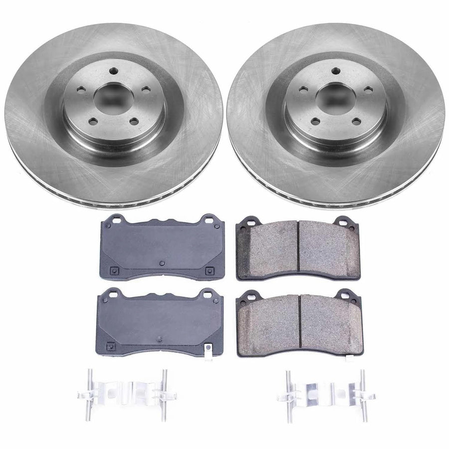 Power Stop Front KOE7318 Replacement Brake Kit For Ford Focus 2016-2018 [Model Specific]