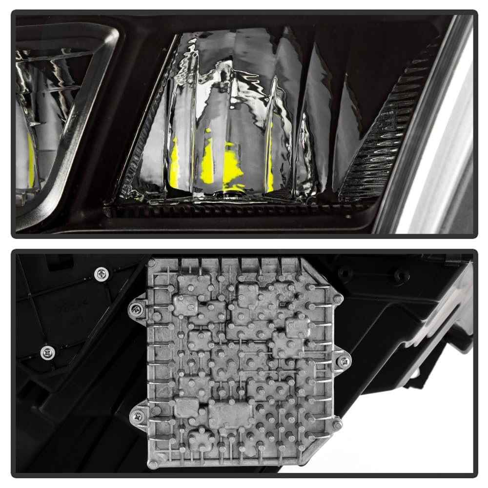 Dodge Ram 1500 19-22 Spyder (POE) Full LED Black Bezel w/DRL Headlight - OE Right CH2503332