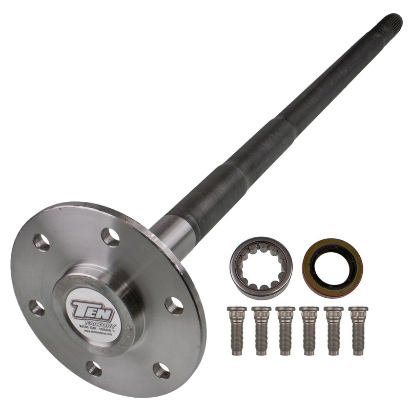 TEN Factory Bolt Pattern MG27129 Spline Drive Axle Shaft Assembly for GM 8.625, 10-Bolt 30 Spline 33.56" Length 6x5.5 – Fits Cadillac Chevrolet GMC Yukon Rep. GM 12471369, Alloy USA 17129, 447-2457