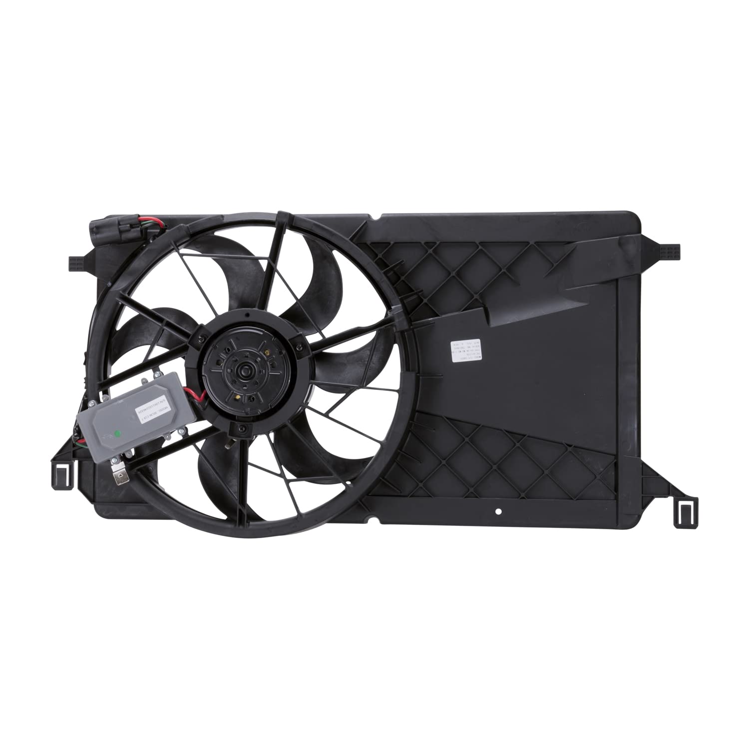 Cooling Fan Assembly TYC 621270 Compatible with 2004-2009 Mazda Mazda3, Black