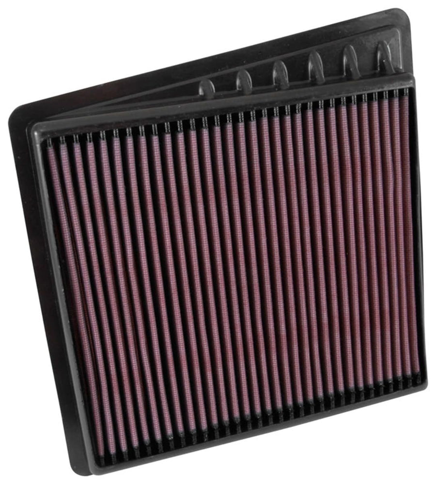 K&N Original High-Flow Lifetime Engine Air Filter: Increase Power: Premium, Washable: Compatible with 2016-2024 NissanL Titan XD, 33-5058