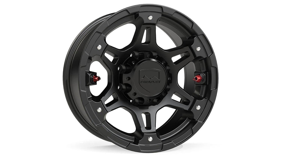 TeraFlex Off-Road Wheel – Nomad Split Spoke – 8X6.5” – -12mm – Metallic Black